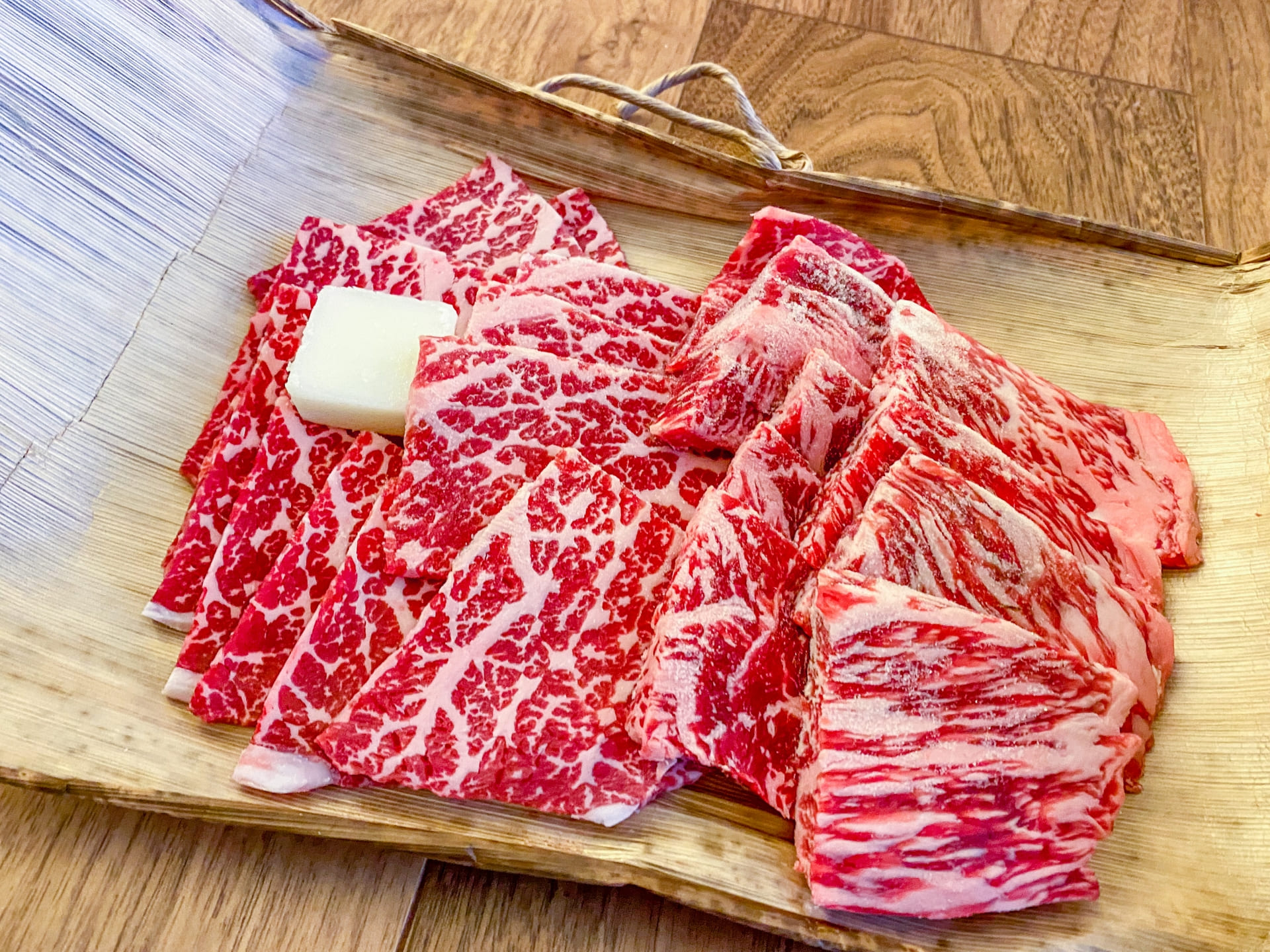 ギフトで貰った霜降り牛肉